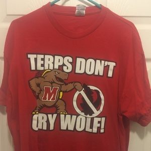 Maryland Terrapins "Terps Don't Cry Wolf!" T-Shirt